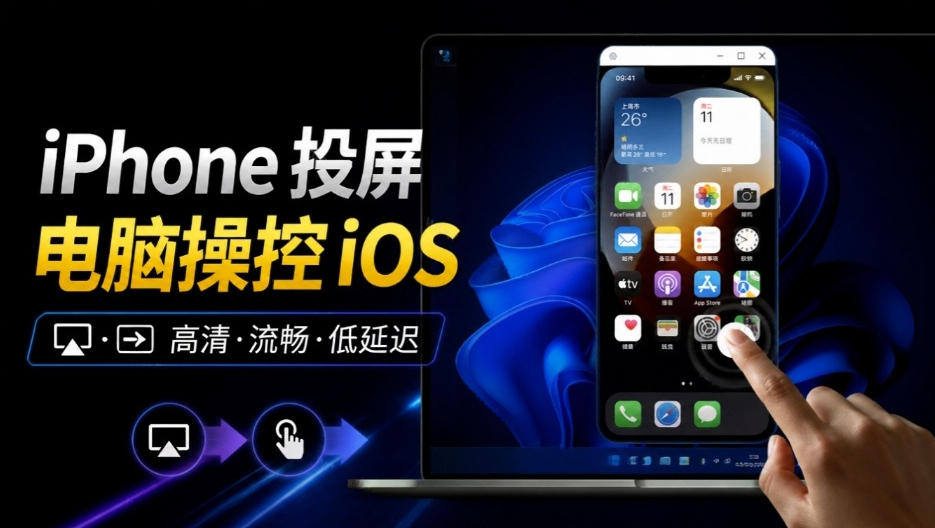 iPhone投屏到Windows电脑，还支持操控IOS系统，多台设备能同时上屏，有点意思iPhoneMirror