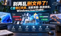 别再乱删文件了!C盘爆红救星,深度清理+系统优化,Windows/macOS通吃!