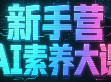 破局俱乐部·破局行动新手营AI素养大课