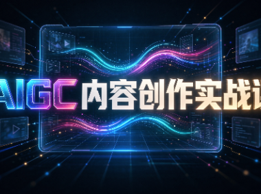 AIGC内容创作实战课