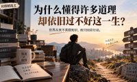 社群精选文:为什么懂得许多道理却依旧过不好这一生?