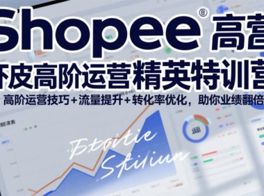 Shopee虾皮高阶运营精英特训营,高阶运营技巧+流量提升+转化率优化,助你业绩翻倍(更新26年9月)
