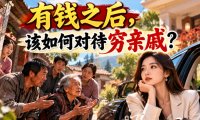 某公众号付费文章:有钱之后,该如何对待穷亲戚?