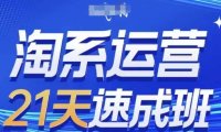 淘系运营21天速成班,0基础轻松搞定淘系运营,不做假把式,快速复制落地(更新26年9月)