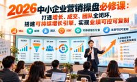 2026中小企业营销操盘必修课:打通增长、成交、团队全闭环,搭建可持续增长引擎,实现业绩可控可复制
