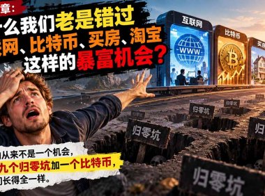付费文章:为什么我们老是错过互联网、比特币、买 房、淘宝这样的暴富机会?