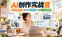AI创作实战营，用AI赋能创作，助力你在AI时代，实现一人公司创作