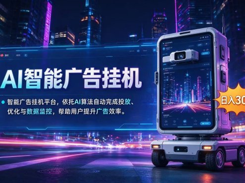 AI 智能广告挂机｜AI 自动运行，轻松托管广告任务