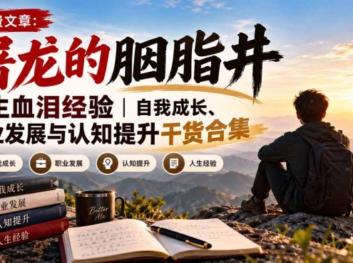 付费文章：屠龙的胭脂井人生血泪经验｜自我成长、职业发展与认知提升干货合集