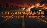 GPT-6 Astra导演实战课：AI主导运镜，Higgsfield MCP打造丧尸追车大片