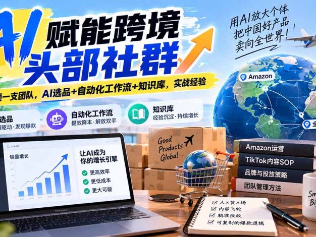 AI赋能跨境头部社群-更新1023:一个人顶一支团队,AI选品+自动化工作流+知识库,实战经验