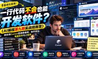 一行代码不会也能开发软件?《AI编程第九期实战陪跑营》教你用Cursor搭建数据库、制作网站、电脑软件与小程序