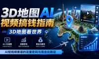 3D地图AI视频搞钱指南，3D地图看世界，AI短视频赛道的流量密码与商业化路径【文档】