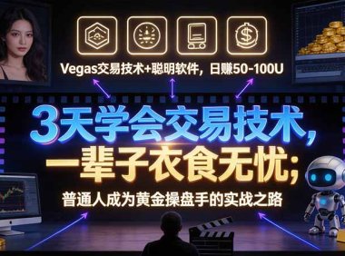 3 天学会 顺势而为交易系统,趋势看得懂、下单有依据:软件自动帮你盯盘,新手也能稳定复利