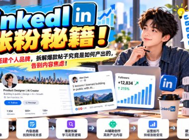 LinkedIn涨粉秘籍!从零搭建个人品牌,拆解爆款帖子究竟是如何产出的,告别内容焦虑!【原创双语字幕】