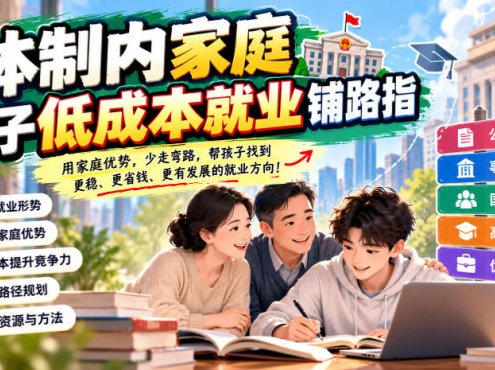 某公众号付费文章：体制内家庭，孩子低成本就业铺路指